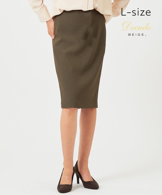 BEIGE， 【L-size】LUIZA / タイトスカート Khaki