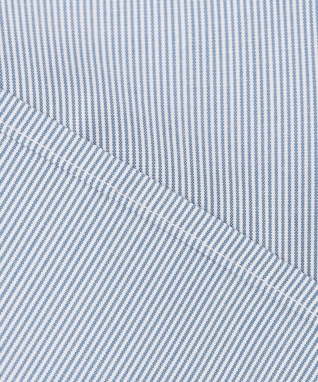 J.PRESS LADIES 【洗える・接触冷感・UVケア】エステネージュストライプ コクーン ブラウス ブルーストライプ系