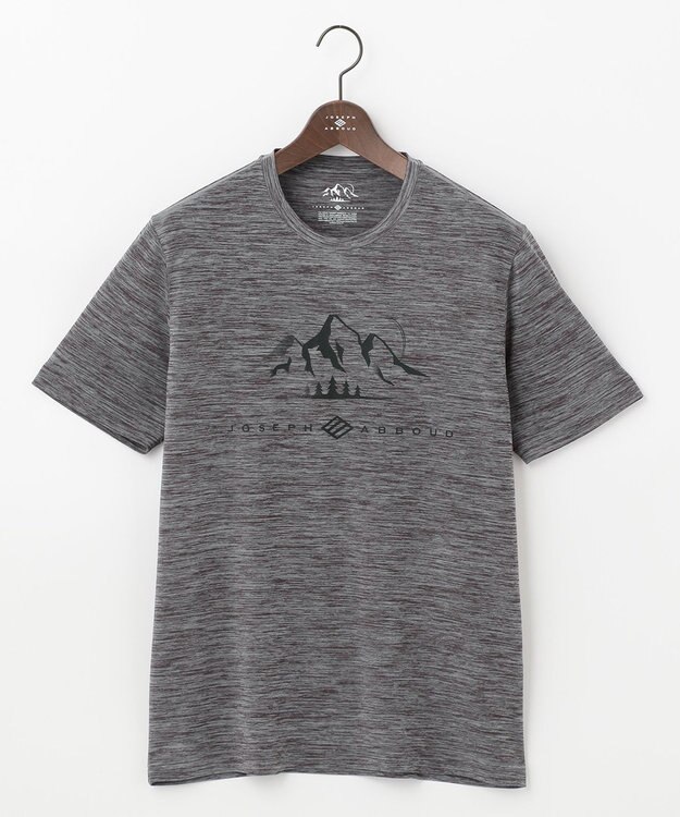 JOSEPH ABBOUD MOUNTAIN 【UNISEX】クールスキンガードTシャツ ライトグレー系