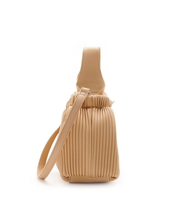 MioFIRANO プリーツミニバッグ 2WAY　FR エフアール BEIGE