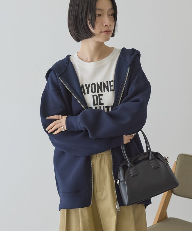 AMERICAN HOLIC ポンチZIPパーカー Dark Navy