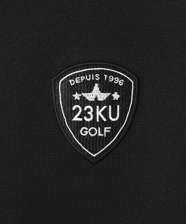 23区GOLF 【MEN】ニット ブルゾン ブラック系