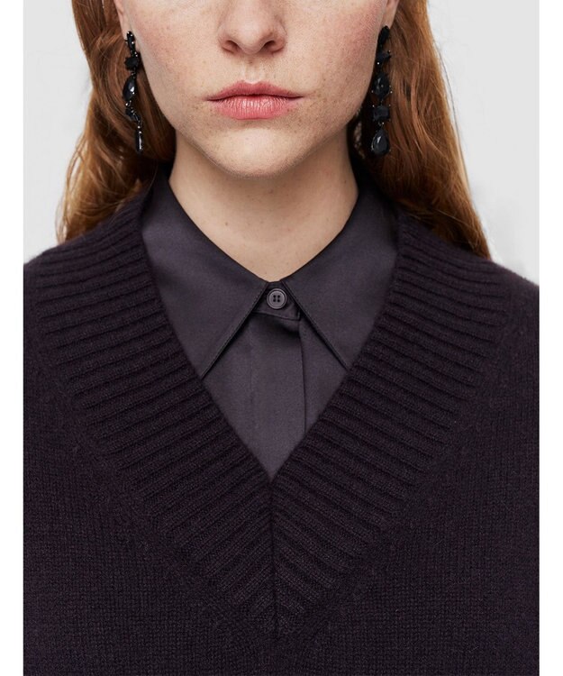 JOSEPH リュクスカシミヤ　Vネックニット Aurora