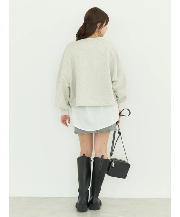 earth music&ecology ミニスカート Hounds Tooth