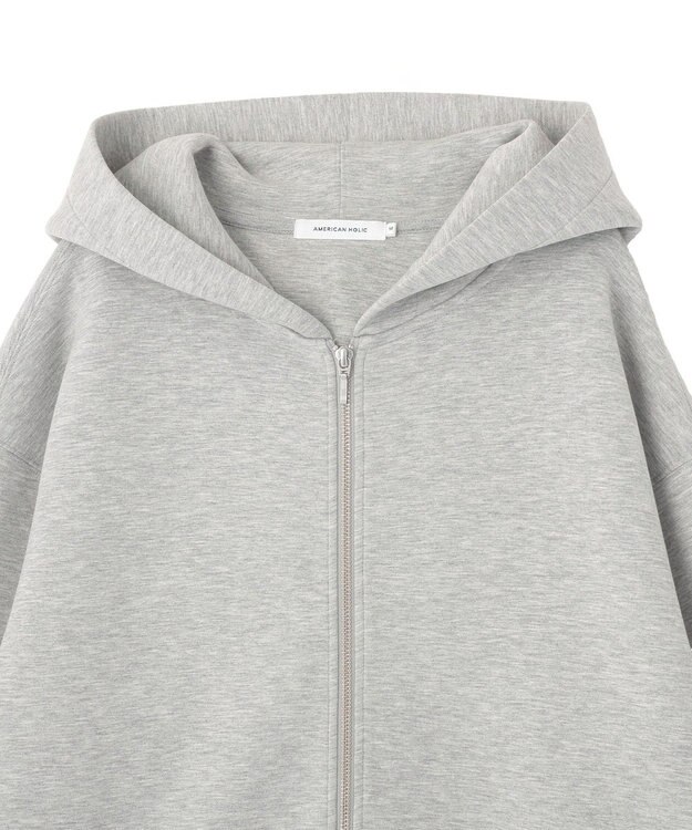 AMERICAN HOLIC ポンチZIPパーカー Light Gray Mixture