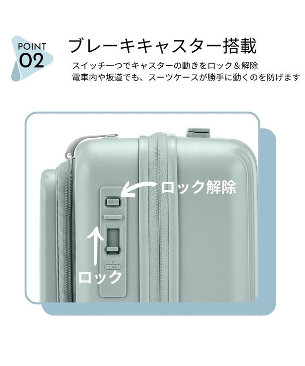 Samsonite アメリカンツーリスター スーツケース 36L(/43L) ヴェロックス スピナー54 VELOX パステルグリーン