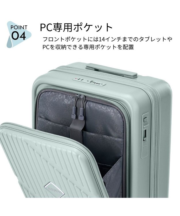 Samsonite アメリカンツーリスター スーツケース 36L(/43L) ヴェロックス スピナー54 VELOX パステルグリーン