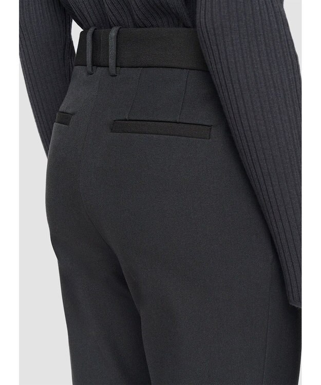 JOSEPH ギャバジンストレッチ　スリムストレートトラウザーズ Slate