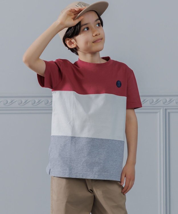 J.PRESS KIDS 【KIDS雑貨】J.PRESS 刺繍ロゴ キャップ ベージュ系