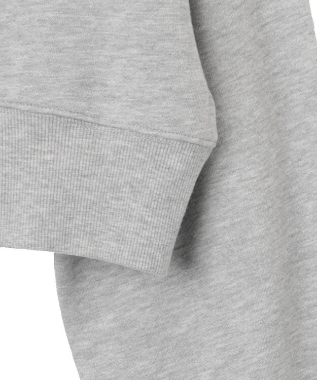 WEGO オフショルショートスウェット 杢グレー