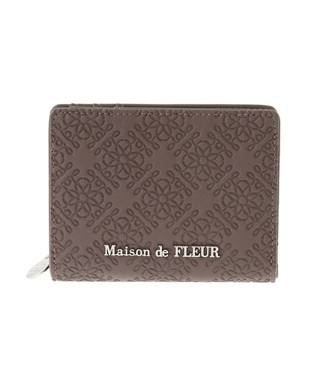Maison de FLEUR FLEURモノグラムウォレット Brown