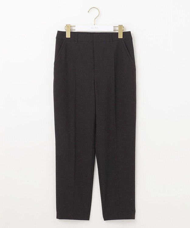 ANY SIS S 【洗える】褒めらレディテーパード パンツ ブラック