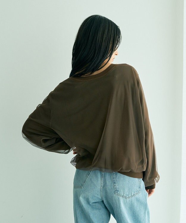 YECCA VECCA オーバーチュールニット Brown