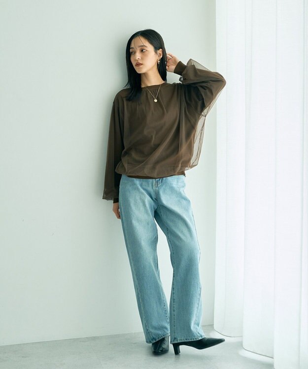 YECCA VECCA オーバーチュールニット Brown