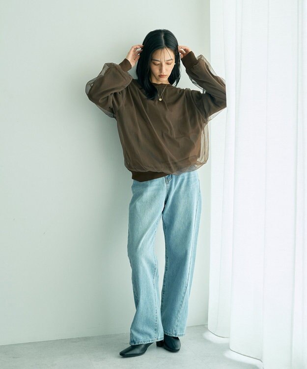 YECCA VECCA オーバーチュールニット Brown