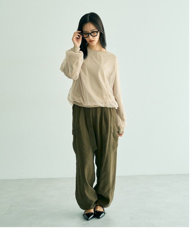 YECCA VECCA オーバーチュールニット Light Beige
