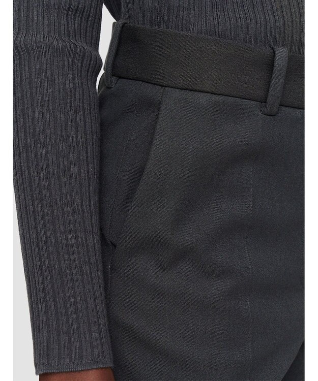 JOSEPH ギャバジンストレッチ　スリムストレートトラウザーズ Slate