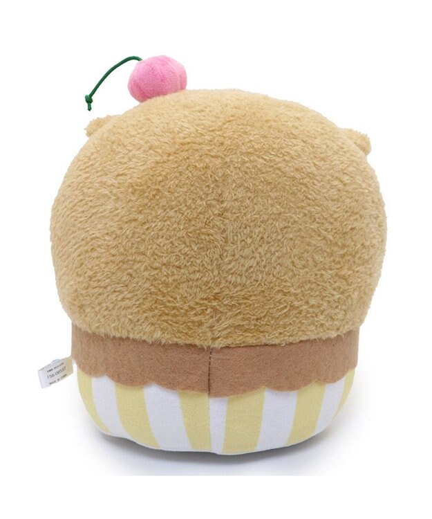 Mother garden しろたん らっこいぬ カップケーキ マスコット 20cm お座りぬいぐるみ 茶系