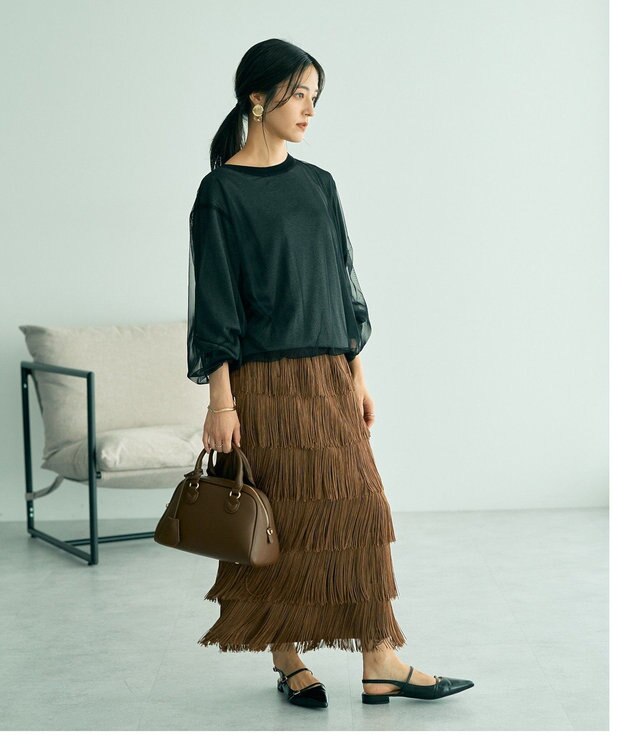 YECCA VECCA オーバーチュールニット Gray