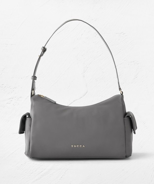 TOCCA IN CREADLE NYLON BAG Ｍ ワンショルダーバッグ ライトグレー系