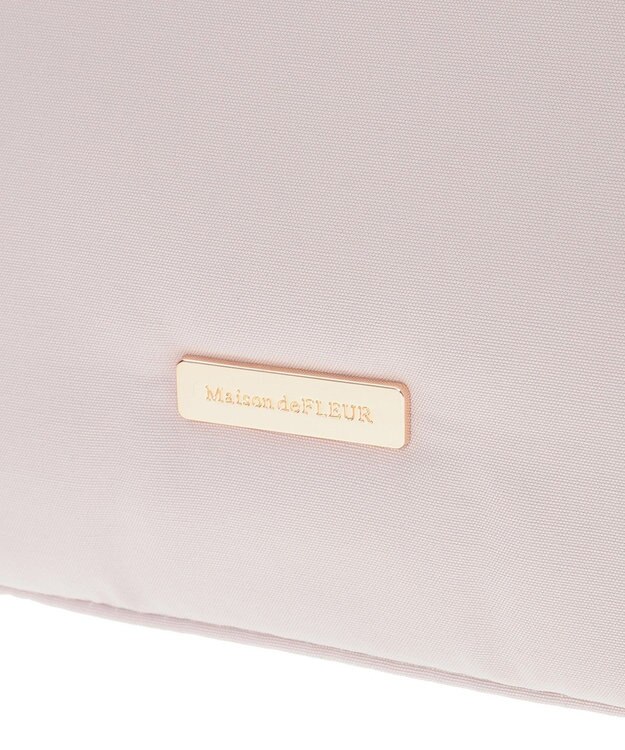 Maison de FLEUR グログランリボン3ルームトートバッグ Pink