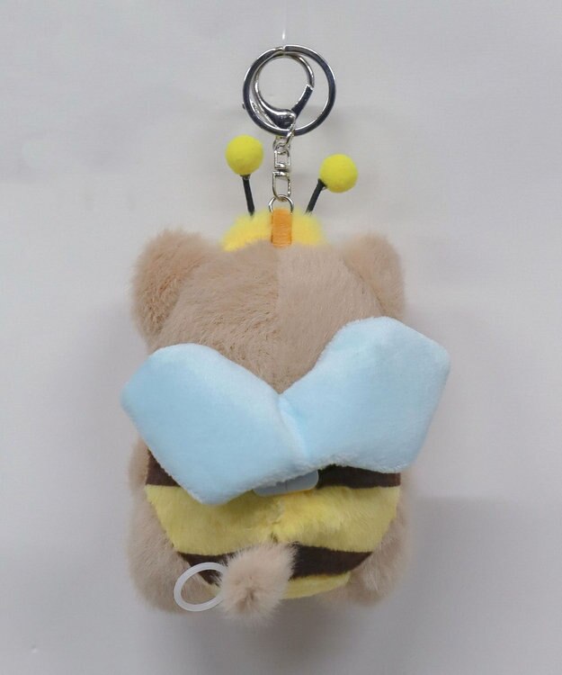 WEGO みつばちわんこぬいぐるみキーホルダー ベージュ
