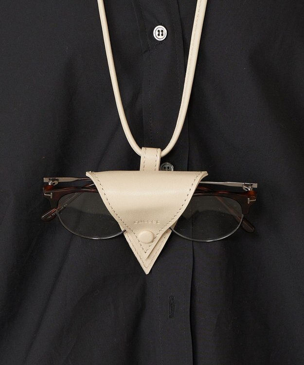 russet レザーメガネホルダー(Z-219) CreamBE