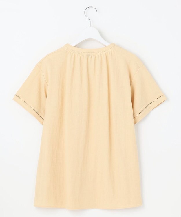 J.PRESS LADIES ナチュラルジャージー カットソー イエロー系