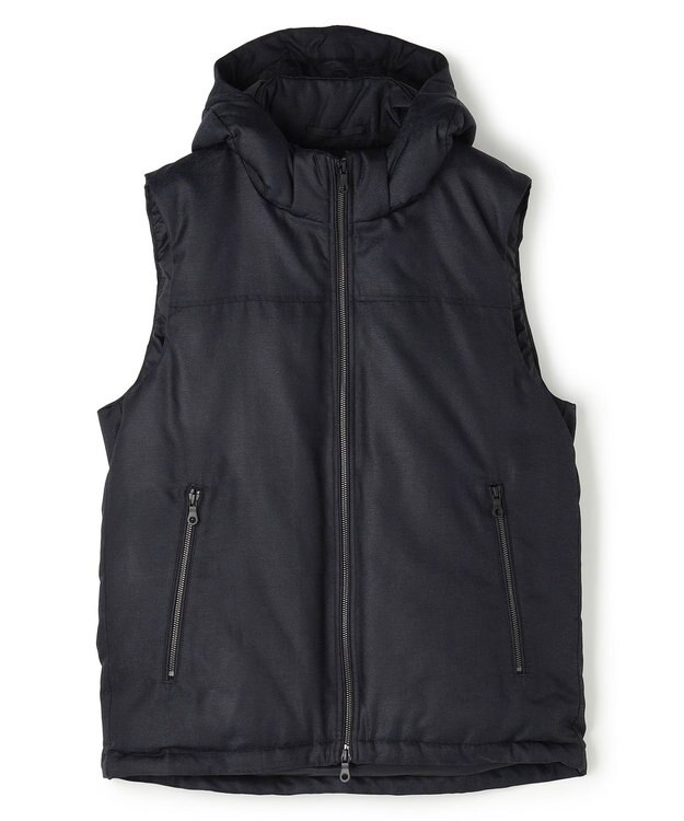 JOSEPH HOMME 【新素材】ライトラスターシャンブレー　ダウンベスト カーキ系