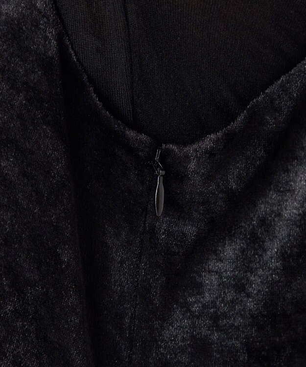 NAVE 【ReNAVE】クラッシュベロア キャミソール ブラック系