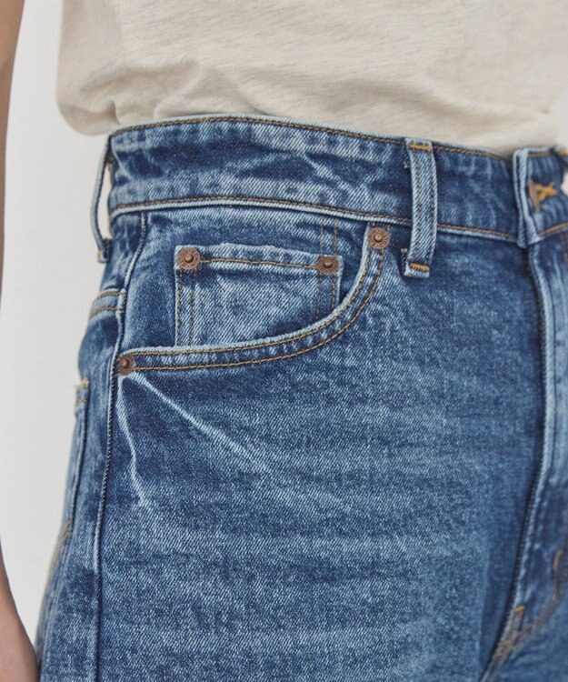 AMERICAN HOLIC 【EDWIN別注】ワイドデニム Medium Indigo