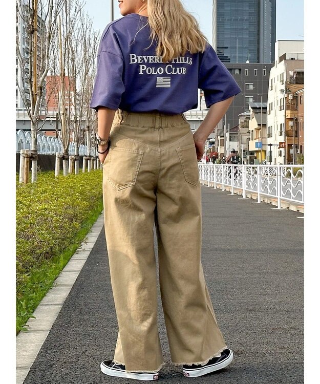 AMERICAN HOLIC Ｂ．Ｈ　ＰＯＬＯ　ＣＬＵＢ　バックプリントＴＥＥ Purple