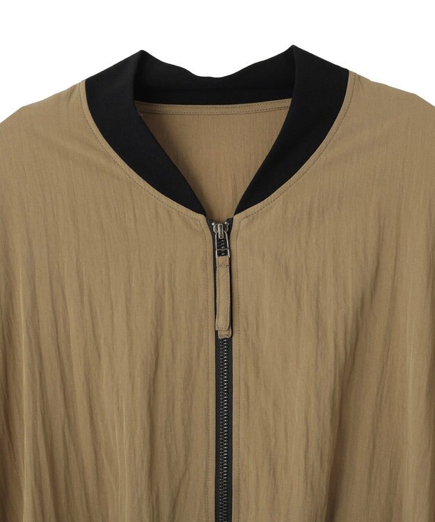YECCA VECCA 【UVカット/接触冷感/遮熱】COOL5分袖MA-1 Charcoal Gray