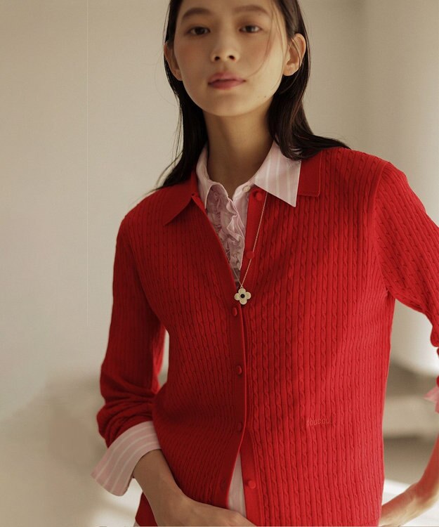 組曲 【Flower Collection】フラワートップ ネックレス ゴールド系