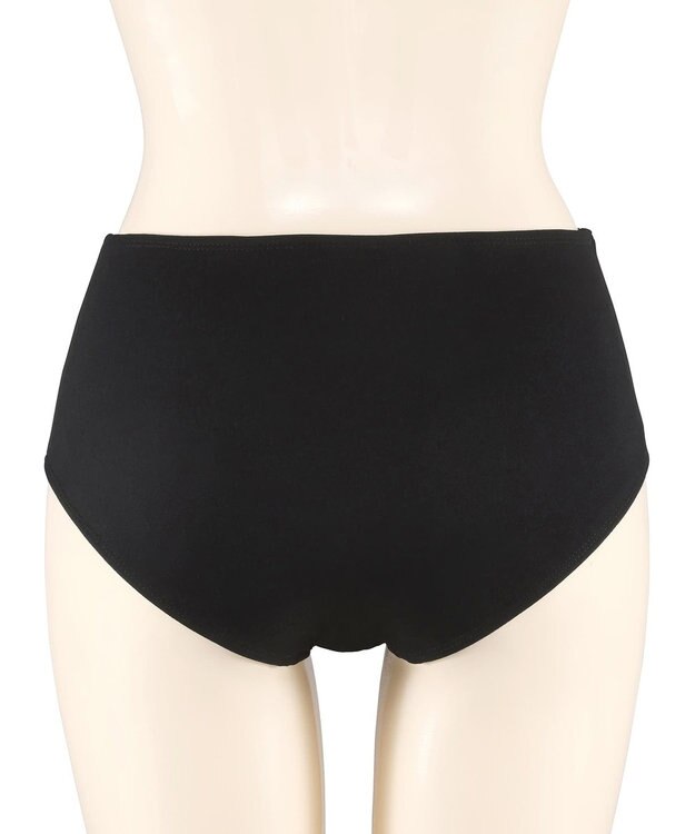 San-ai Resort（三愛水着楽園） 【WEB限定】ペプラムチェック3点セット【Beach Queen（ビーチクイーン）】 ブラック