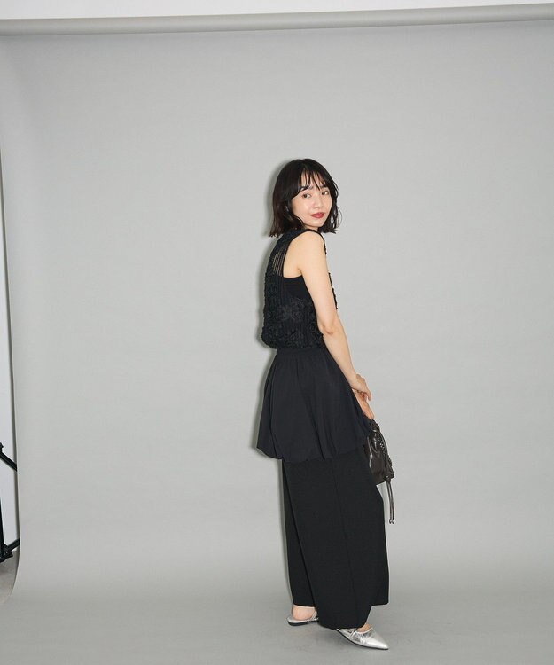 Green Parks ・ＥＬＥＮＣＡＲＥ　ＤＵＥ　バルーンミニスカート Black