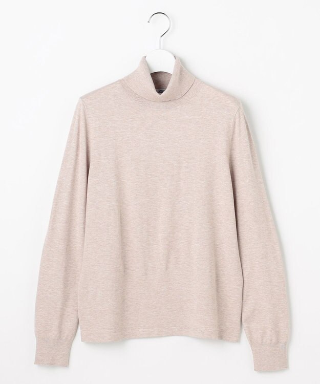 J.PRESS LADIES L 【人気のため新色追加】PRINCE タートルネック ニット トップベージュ系