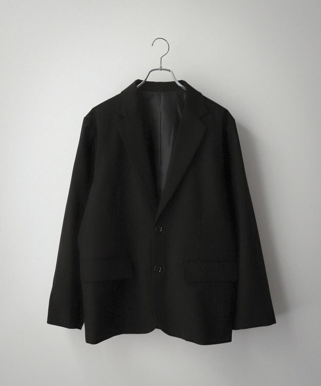 WEGO 【フォーマル/セットアップ対応】シングルテーラードジャケット ブラック