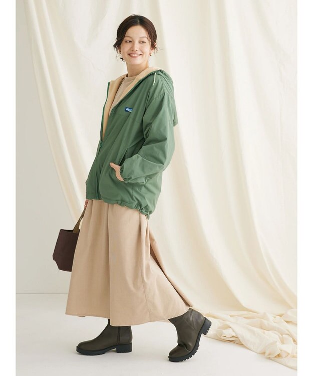 CRAFT STANDARD BOUTIQUE コーデュロイアシンメトリーワンピース Beige