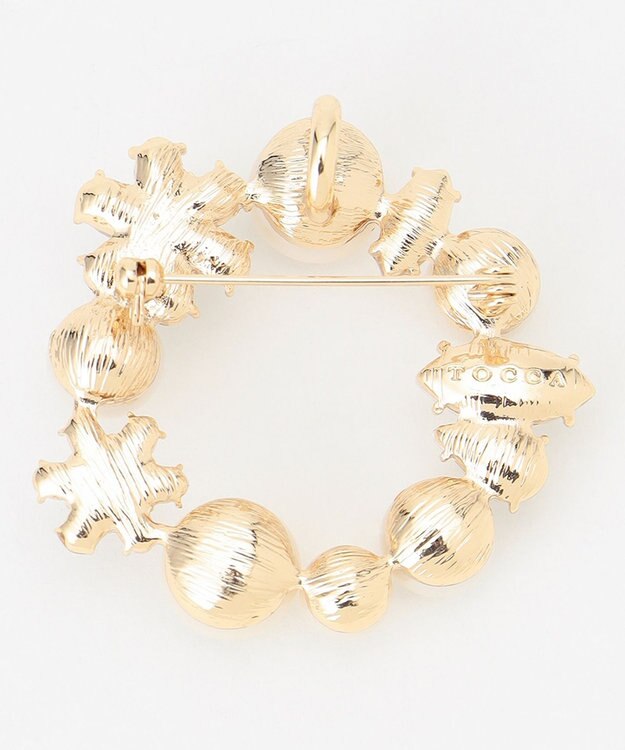 TOCCA BOUQUET BROOCH NECKLACE 2WAY ブローチネックレス ゴールド系