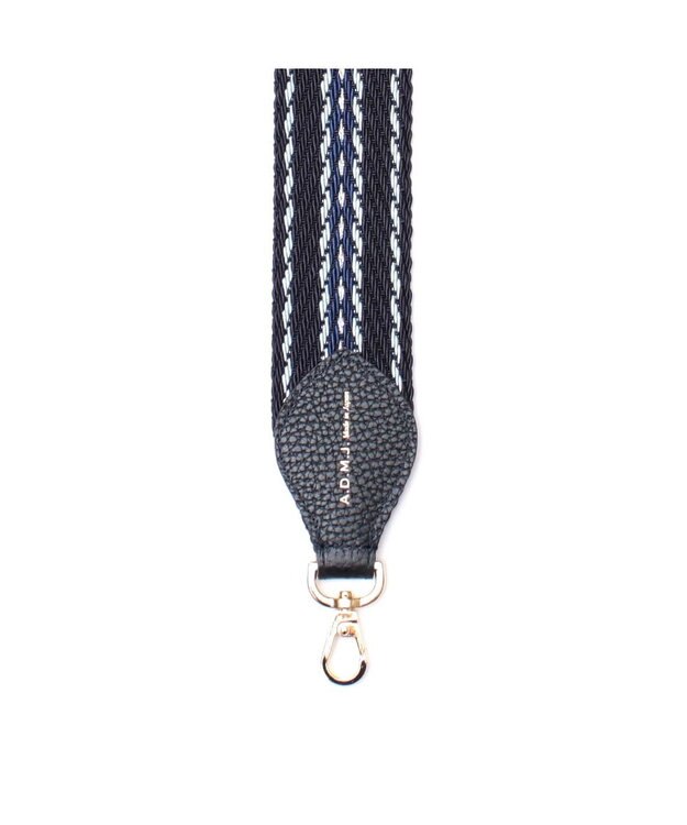 A.D.M.J. 【別売り】イタリアンテープショルダーストラップ(レギュラー/107cm) NAVY