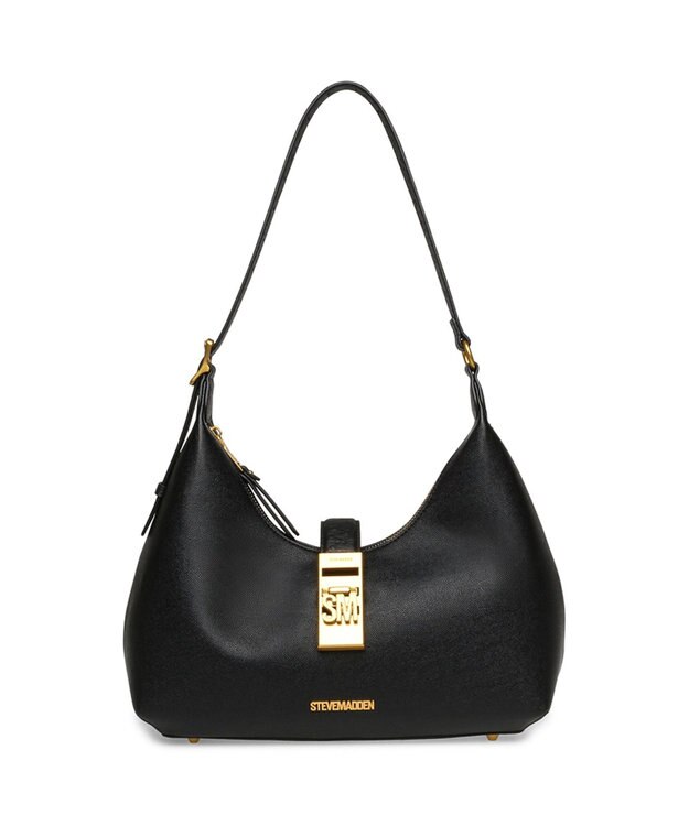 STEVE MADDEN BOVIE メタルアクセントショルダーバッグ ブラック