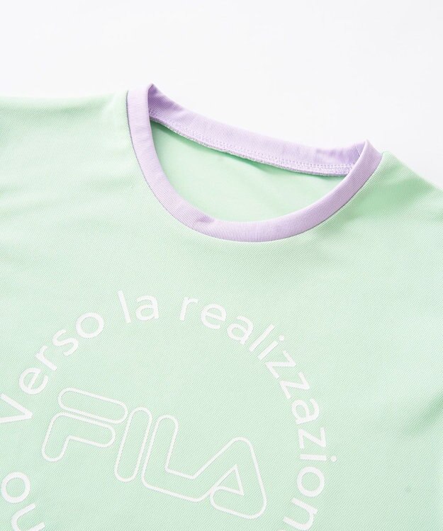 OP／FILA 【FILA】サークルロゴTシャツ ミント