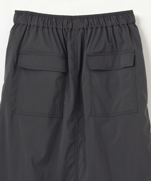 ANY L 【ウエストゴム】撥水ナイロンベイカースカート スミクロ