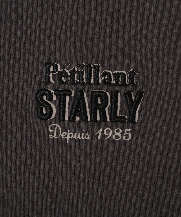 AMERICAN HOLIC STARLY 刺繍ロゴTシャツ Charcoal Gray