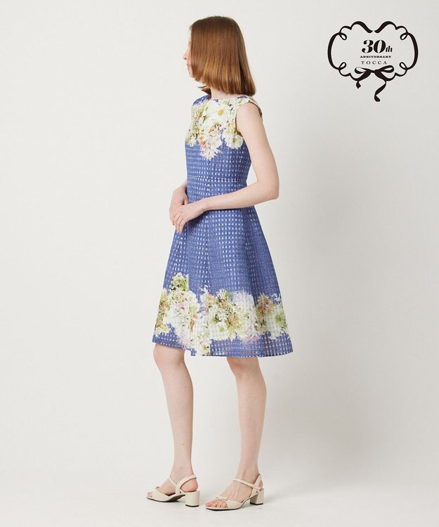 TOCCA 【Archive Collection】【洗える】BOUQUET ドレス ブルー系5