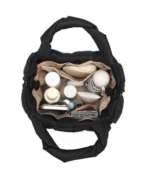 style code 【マルチウェイ仕様】　２WAY　パデット 舟形トート ショルダーバッグ ブラック