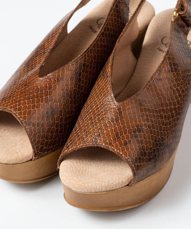 BONTRE 【BONTRE】Vカットサボサンダル ブラウン