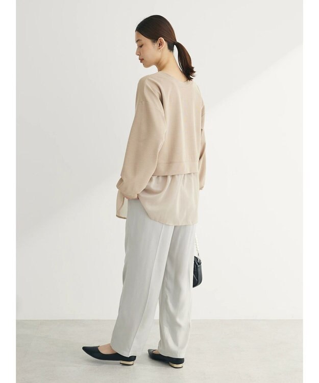 Green Parks 前後２ｗａｙシアードッキングチュニック Light Beige