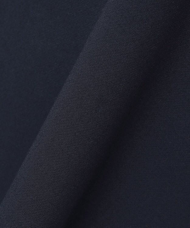 23区 S 【R(アール)】ダブルクロス 襟デザイン ワンピース ネイビー系